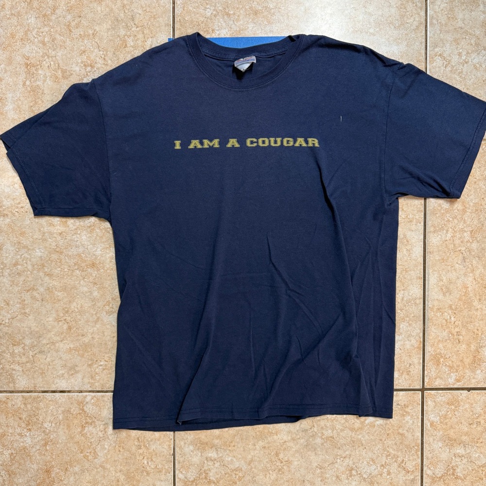 I Am‎ A Cougar Graphic Print T Shirt We Are UHS School Spirit
